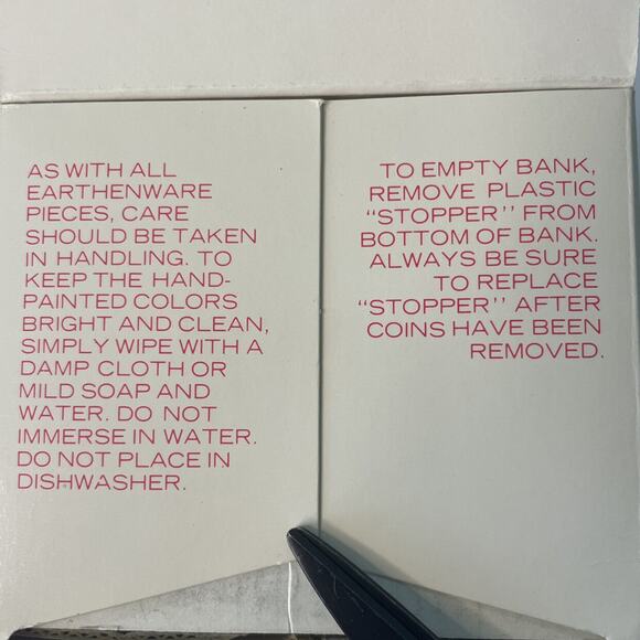 Vintage Avon Humpty Dumpty Hand Painted Bank 1982 New In Box - Picture 9 of 10